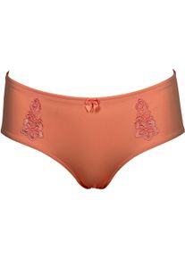 ELBRINA Damen Slip "Micro/lace", Gr. XL, orange, Microfaser, Obermaterial: 88% Polyamid, 12% Elasthan, unifarben, Unterhosen, mit eleganter Schleife