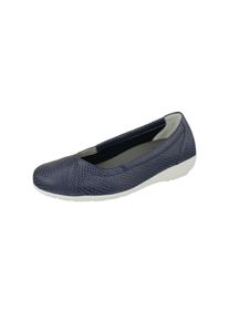 Natural Feet Damen Ballerina "Collien", Gr. 41, blau, Leder, elegant, Schuhe, mit stoßhemmender Sohle