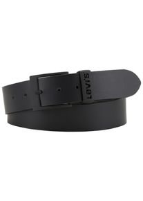 Levi's LEVI'S Damen Ledergürtel "ASHLAND METAL GÜRTEL", schwarz, sportlich,modisch,klassisch, Gr. 115, Leder, Gürtel