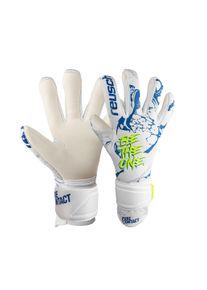Reusch Damen Torwarthandschuhe "Pure Contact Silver", weiß, sportlich, Gr. 9, mehrfarbig, 49% Polyester, 43% Elastodien, 8% Polyamid, Handschuhe, mit