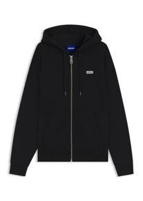HUGO BLUE Herren Kapuzensweatjacke "Nardimez", schwarz, casual, Gr. L, unifarben, Sweatware, Obermaterial: 100% Baumwolle, Sweatjacken, mit Kapuze