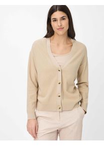 Brax Damen Cardigan "Style ANIQUE", braun, Gr. 44, 72% Viskose, 28% Polyamid, Strickjacken