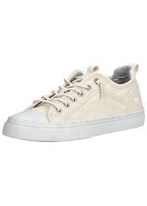 Mustang Shoes Damen Sneaker "Mustang Shoes Sneaker Textil", Gr. 36, weiß, Textil, casual, Schuhe