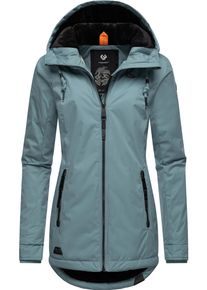 Ragwear Damen Winterjacke "Zuzka Winter", blau, modisch, Gr. S, Außenmaterial: 100% Polyester, Innenfutter: 100% Polyester, Kapuzenfutter: 100%