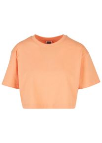 Urban Classics Herren T-Shirt "Urban Classics Damen Ladies Short Oversized Tee", orange, klassisch, Gr. L, unifarben, 100% Baumwolle, Shirts