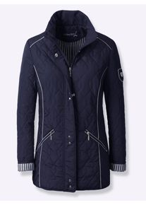 Casual Looks Damen Steppjacke, blau, Gr. 21, unifarben, 100% Polyester, Jacken