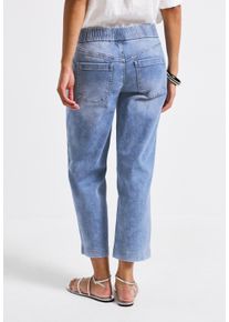 Street One Damen Straight-Jeans, blau, casual, Gr. 29, unifarben, Jeans, 63% Baumwolle, 25% Polyester, 10% Viskose, 2% Elasthan, Jeans, Middle Waist