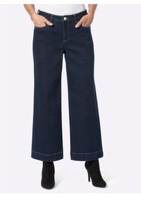 Lady Damen Bequeme Jeans, blau, Gr. 40, unifarben, 98% Baumwolle, 2% Elasthan, Jeans