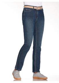 Casual Looks Damen 5-Pocket-Jeans, blau, Gr. 38, unifarben, 78% Baumwolle, 20% Polyester, 2% Elasthan, Jeans