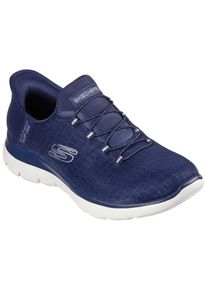Skechers Damen Slip-On Sneaker "SUMMITS-CLASSY NIGHT", Gr. 39, silber, Textil, sportlich, Schuhe, Slipper, Freizeitschuh mit komfortabler Heel Pillow