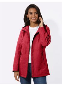 Casual Looks Damen Langjacke, lila, Gr. 36, unifarben, 100% Polyester, Wattierung:100% Polyester, Jacken