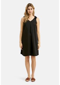 Smith & Soul SMITH & SOUL Damen Sommerkleid, schwarz, casual, Gr. XS, unifarben, Material: 70% Baumwolle, 27% Polyamid, 3% Elasthan, Kleider, mit Taschen