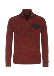 Casamoda Herren Troyer "Casamoda Troyer uni", rot, Gr. XL, 100% Baumwolle, Pullover