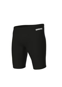 arena Herren Badehose "MEN'S TEAM SWIM JAMMER SOLID", schwarz-weiß, sportlich, Gr. 5, Obermaterial: 100% Polyester, Badehosen