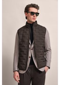 Bugatti Herren Steppweste, braun, casual, Gr. XL, unifarben, 100% Polyester, Westen, im sportiven Look