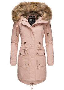 Navahoo Damen Wintermantel "Rosinchen", rosa, casual, Gr. XXL, Oberstoff: 100% Baumwolle, Futter: 100% Polyester, Wattierung: 100% Polyester,