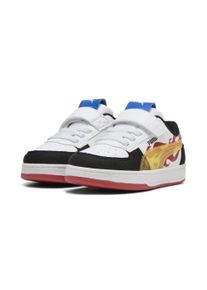 Puma Kinder Sneaker "Puma x HOT WHEELS Caven 2.0 Sneakers Kinder", Gr. 23schwarz rot fire weiß, Obermaterial: Synthetik; Futter: Textil; Innensohle: