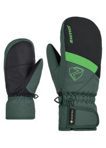Ziener Kinder Fäustlinge "LEVIN GTX MITTEN", grün, Gr. 3, Kunstfaser, Handschuhe