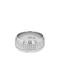 JOOP! JOOP Damen Fingerring "2039769/-70/-71", 56, Silber 925 (Sterlingsilber), 10mm, silber, Silber 925 (Sterlingsilber), Fingerringe, mit Zirkonia