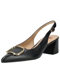 Högl HÖGL Damen Pumps "Högl Pumps Leder", Gr. 38, schwarz, Leder, elegant, Schuhe