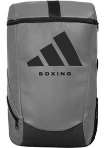 Sporttasche "adidas Sport Backpack PU BOXING", B/H/T: 28cm x 45cm x 17cm S, grau, adidas Performance, Taschen, Adidas Logo