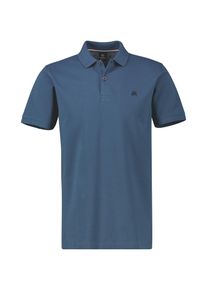 Lerros Herren Poloshirt "Lerros Basic Poloshirt in den Grössen 3XL bis 6XL", blau, Gr. 5XL, 100% Baumwolle, Shirts