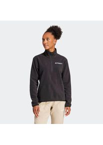 adidas terrex Damen Sweatshirt "W MT ESS HZ FL", schwarz, sportlich, Gr. XS, Obermaterial: 100% Polyester, Sweatshirts
