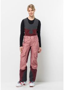 Jack Wolfskin Damen Skihose "ALPSPITZE AIR PANTS W", rosa, Gr. M, 1. OBERSTOFF OBERSTOFF 100% POLYAMID ABSEITE 100% POLYAMID 2. OBERSTOFF 88%