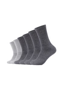 s.Oliver Damen Socken "Tennissocken 6er Pack", Gr. 39, grau, 68% Baumwolle 30% Polyester 2% Elastodiene, uni, Socken