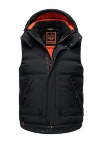 STONE HARBOUR Herren Steppweste "Egoor", blau, sportlich, Gr. S, Oberstoff: 94, 5% Polyester, 5, 5% Elasthan, Futter: 100% Polyester, Wattierung:
