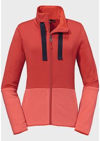 Schöffel SCHÖFFEL Damen Fleecejacke "Fleece Jacket Pelham L", rosa, modisch, Gr. 36, Oberstoff Rumpf oben: 100% Polyester Oberstoff Rumpf unten: 100%