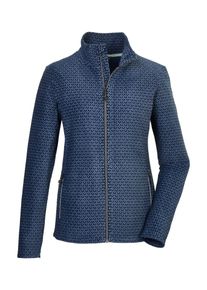 Killtec Damen Fleecejacke "KOW 106 WMN FLC JCKT", blau, sportlich, Gr. 46, 100% Polyester, Jacken