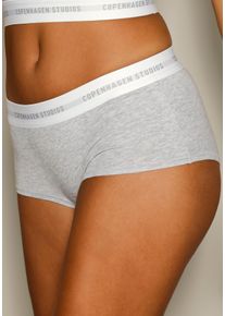Damen Panty, Copenhagen Studios, Gr. L, grau, Single Jersey, Obermaterial: 50% Modal (TENCEL), 45% Baumwolle, 5% Elasthan (LYCRA), unifarben mit