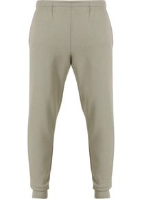 Urban Classics Herren Jogginghose "Urban Classics Scuba Basic Sweatpants", grün, Gr. M, unifarben, 95% Polyester, 5% Elasthan, Hosen