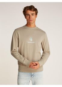 Herren Sweatshirt "SHADOW LOGO CREW NECK", grau, casual, Gr. XXL, Calvin Klein Jeans, unifarben, Sweatware, Obermaterial: 100% Baumwolle,