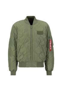 Herren Bomberjacke "Alpha Industries Men - Bomber Jackets MA-1 ALS", grün, Gr. XL, Alpha Industries, Obermaterial/Füllung: 100% Polyester, Futter: