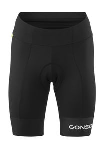 Gonso Damen Fahrradhose "Essential Shorts Kit W", schwarz, Gr. 34, 78% Polyamid (recycelt), 22% Elasthan, Hosen, Formbeständig, strapazierfähig, hohe