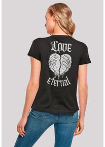 F4NT4STIC Damen T-Shirt "Valentines Streetwear", schwarz, casual, Gr. L, Obermaterial: 100% Baumwolle, Shirts, Premium Y2K Streetwear