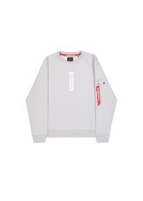 Herren Sweater "Alpha Industries Men - Sweatshirts Alpha PP Sweatshirt", grau, Gr. XL, Alpha Industries, Obermaterial: 80% Baumwolle, 20% Polyester,
