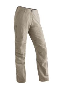 Maier Sports Damen Funktionshose "Yesa", beige, Gr. 46, 100% Polyamid, Hosen, Triple-Zipp Hose mit elastischem Bund