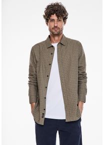 Street One MEN Herren Langarmhemd, beige, casual, Gr. XXL, unifarben, Web, 100% Baumwolle, Hemden, aus reiner Baumwolle