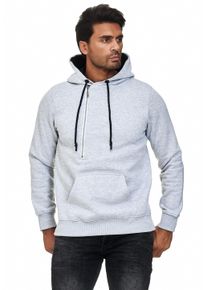 Rusty Neal Herren Kapuzensweatshirt, grau, casual, Gr. S, mehrfarbig, 70% Baumwolle, 30% Polyester, Sweatshirts, mit seitlichem Reißverschluss