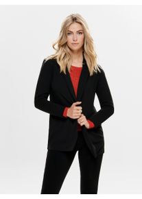 Jacqueline de Yong JDY Damen Jerseyblazer "JDYGEGGO L/S BLAZER JRS NOOS", schwarz, modisch, Gr. XL, unifarben, Jersey, Obermaterial: 95% Polyester, 5% Elasthan, Blazer