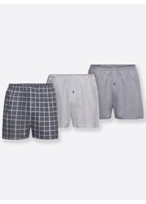 King´S Club KINGS CLUB Herren Boxershorts, Gr. 8, grau, 100% Baumwolle, Unterhosen