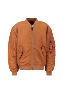 Herren Bomberjacke "Alpha Industries Men - Bomber Jackets MA-1 Core Summer", braun, Gr. XXL, Alpha Industries, Obermaterial: 100% Nylon, Futter: 100%