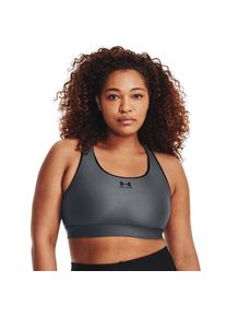 Under Armour Damen Sport-BH "HeatGear", Gr. S, grau, Obermaterial: 87% Polyester, 13% Elasthan. Futter: 92% Polyester, 8% Elasthan, sportlich, BHs,