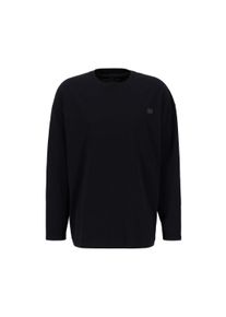 Herren Longsleeve "Alpha Industries Men - Longsleeves Alpha Essentials RL LS", schwarz, Gr. XXL, Alpha Industries, Obermaterial: 100% Baumwolle,