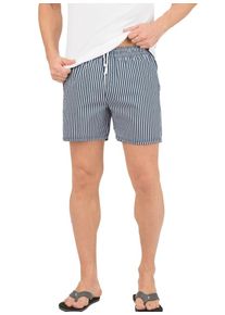TRIGEMA Herren Shorts "TRIGEMA Bade-/Freizeitshorts mit Druckmotiv", blau, sportlich, Gr. XXXL, 50% Baumwolle, 50% Polyamid, Hosen