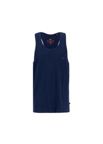 Herren Muscleshirt "Alpha Industries Men - Tanks Alpha Essentials RL Tank", blau, Gr. XL, Alpha Industries, Obermaterial: 100% Baumwolle, Shirts