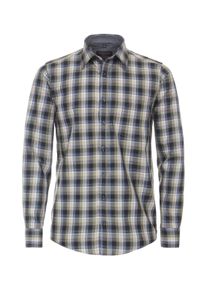 Casamoda Herren Langarmhemd "Casamoda Freizeithemd kariert", blau, Gr. XXL, kariert, 100% Baumwolle, Hemden